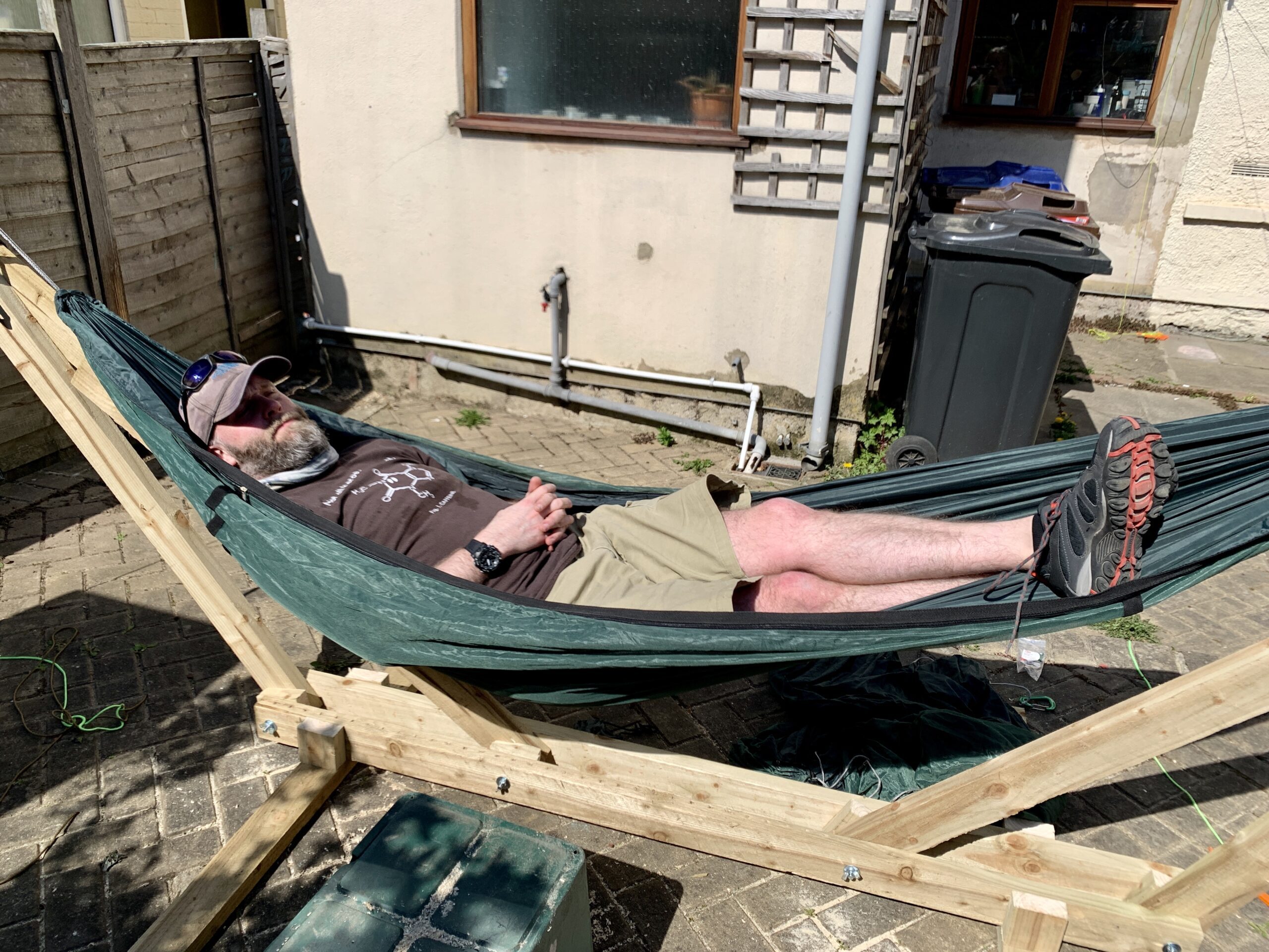 Hammock set up complete (for now)